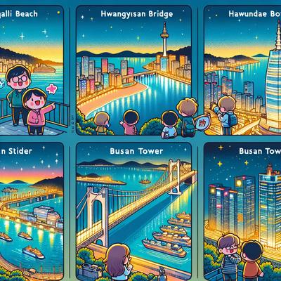 부산의 야경을 품다 다섯 명소 탐방